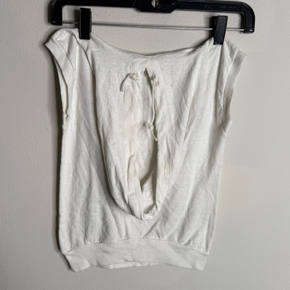 Vintage Kids Medium White Washington Sailboat Beach Graphic Sleeveless Shirt - Picture 2 of 5